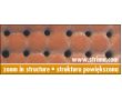 Pěnovka silikonová pro žehlení, potah ELASTIC SILICONE 10MM RED PERF.
